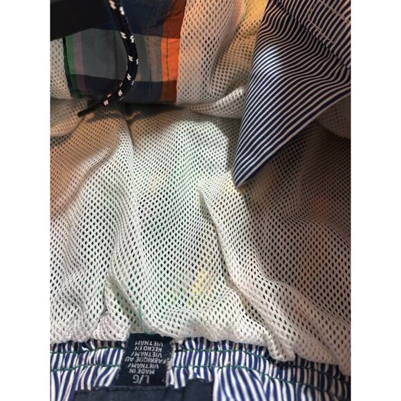 Tommy Hilfiger Swim Shorts Green Blue Plaid - Men's Large - Picture 4 of 5